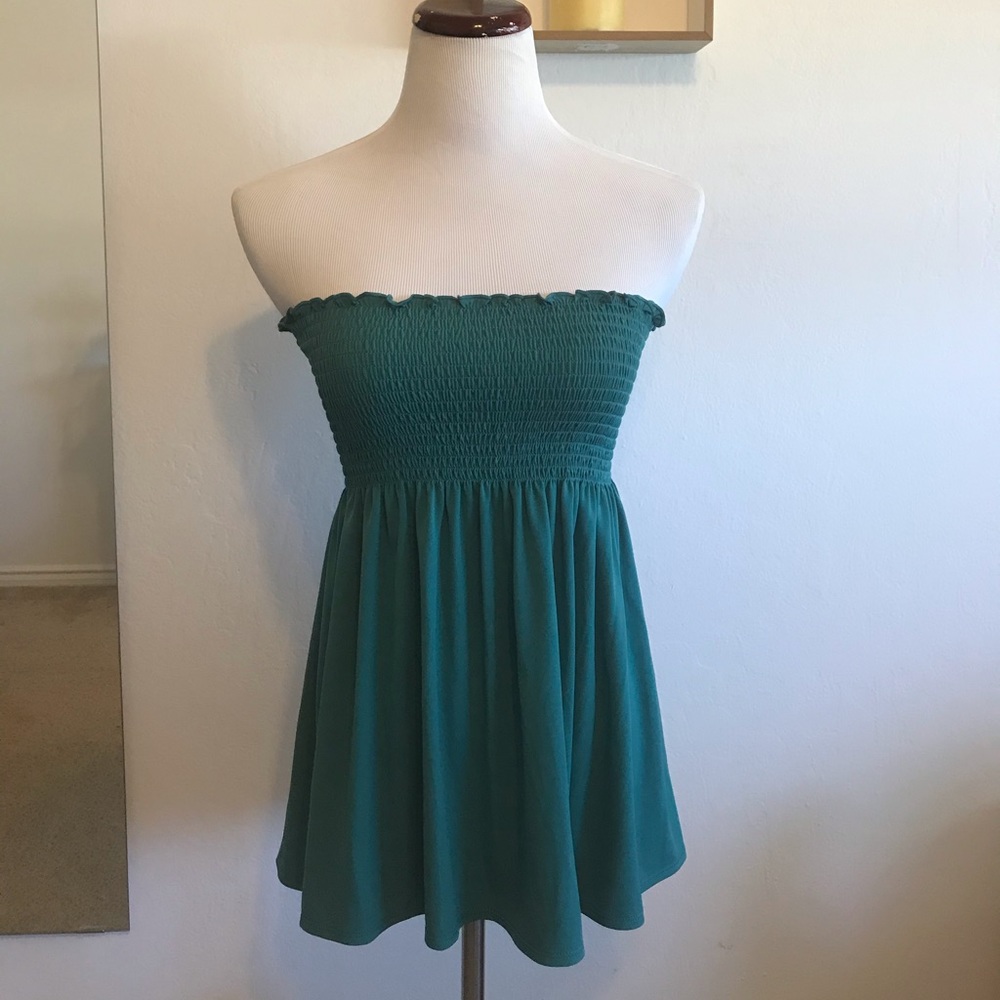 BCBG Strapless Stretch Summer Top